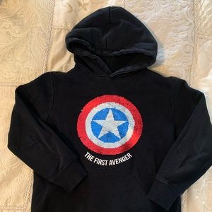Zara  used boys hoodie, Black